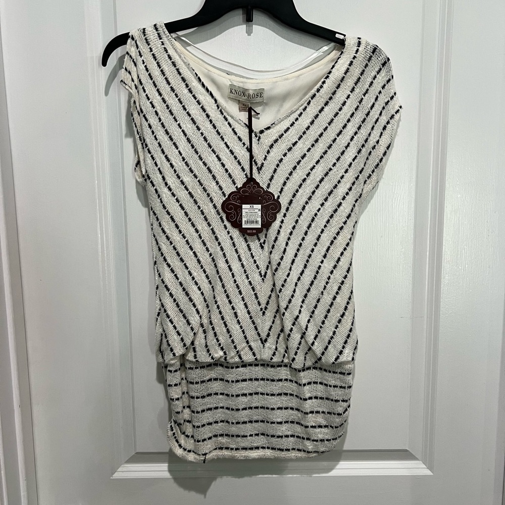 Knox Rose Sleeveless Sweater, Sz XS